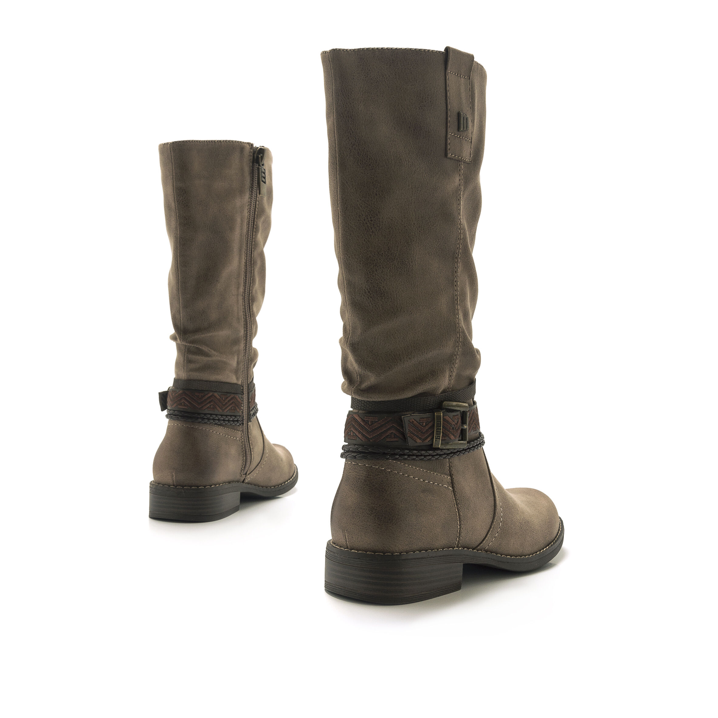 Botas marrones hotsell mujer mustang